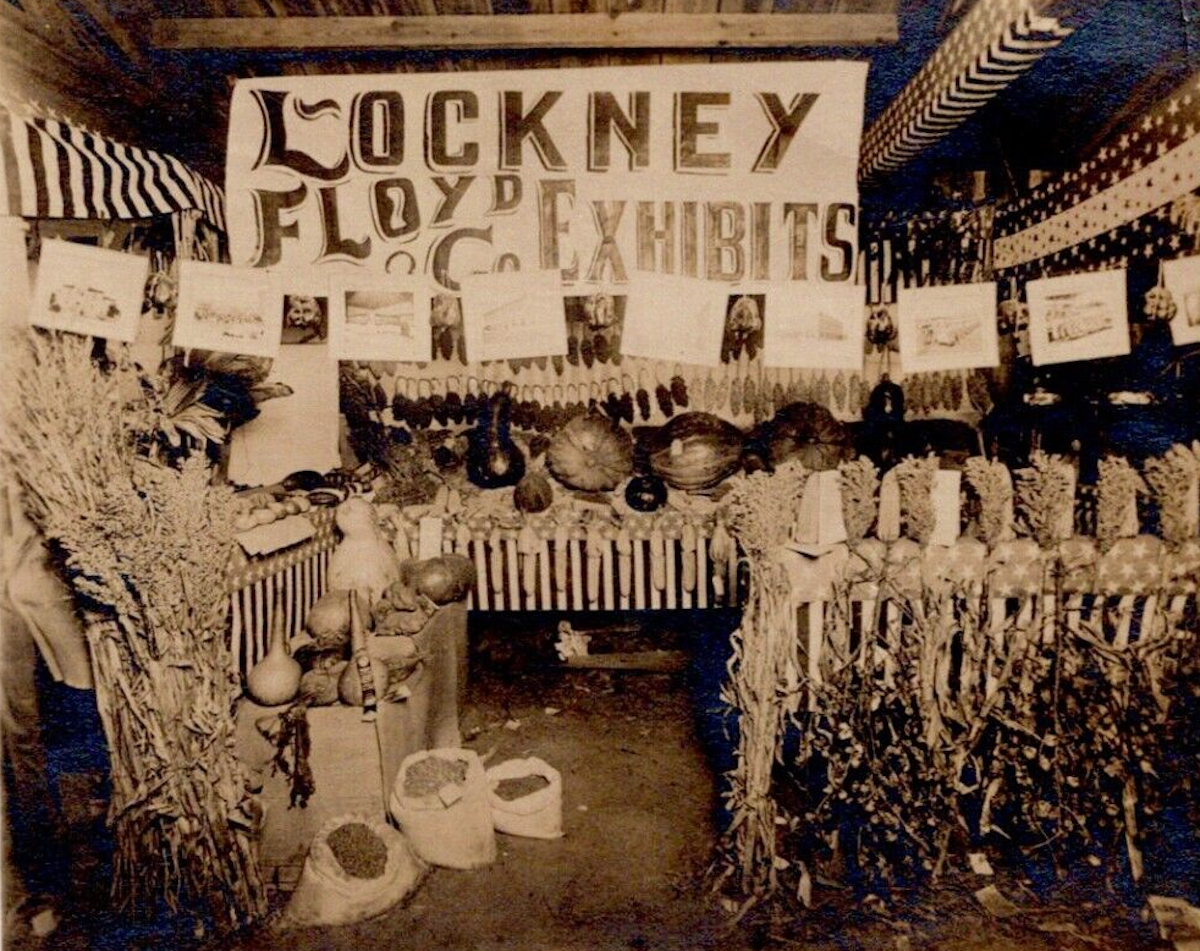 Floyd County Fair Lockney Exhibit in 1914